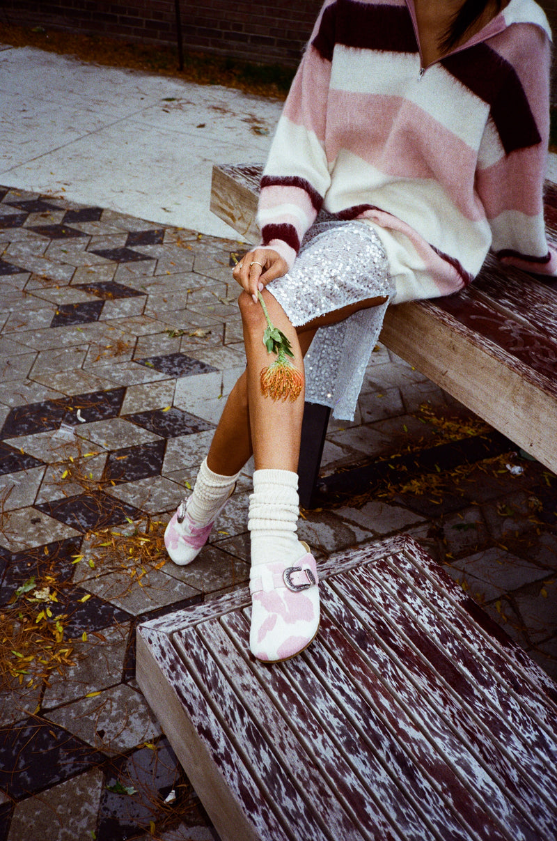Women's Greg Shoe in Strawberry Cow
