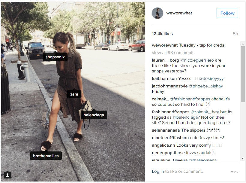 WeWoreWhat via Instagram