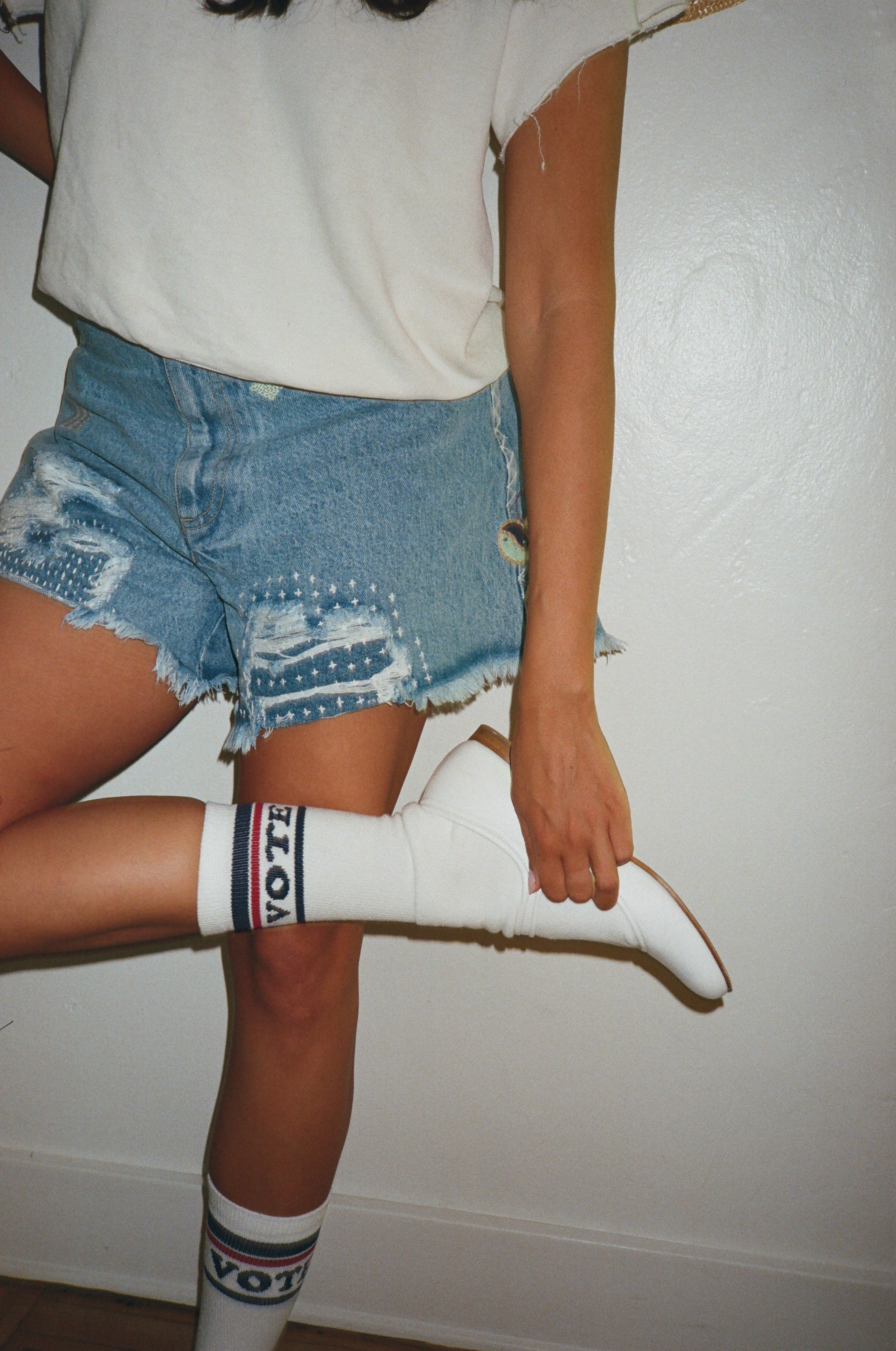 When We All Vote x Brother Vellies Crew Sock