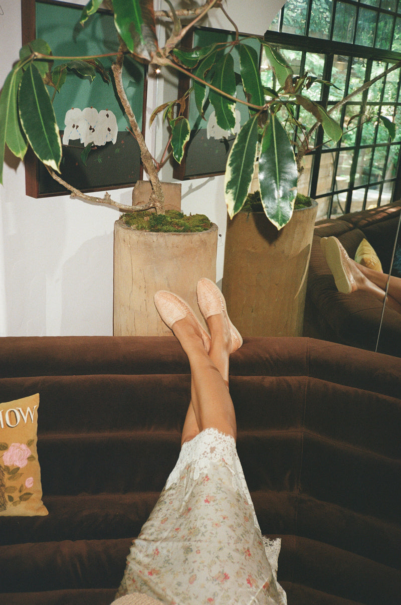 Summer Huarache in Blush