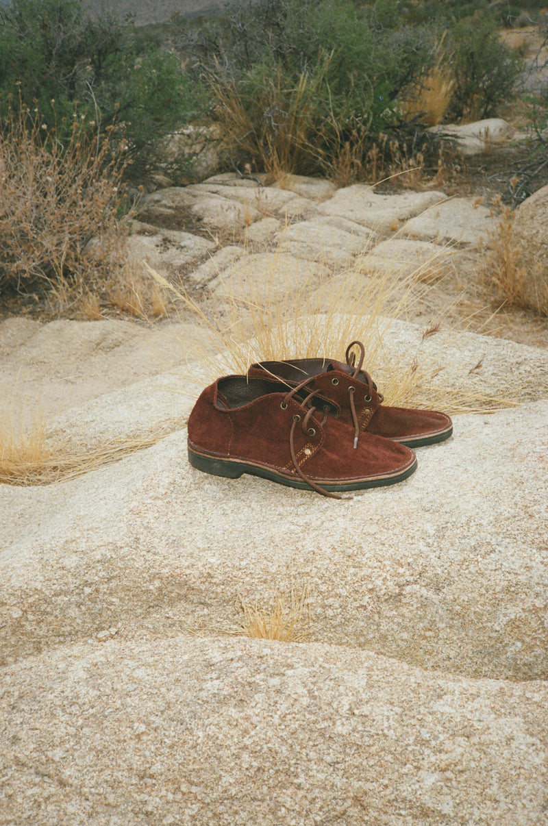 Erongo Vellies in Brown Suede