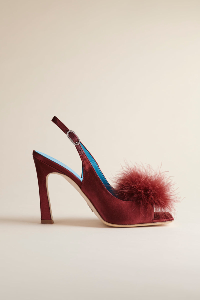 Holly Pump in Oxblood