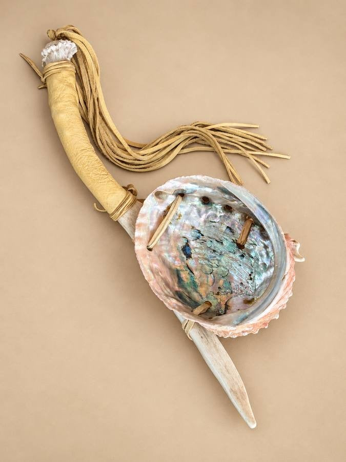 Abalone Sage Wand