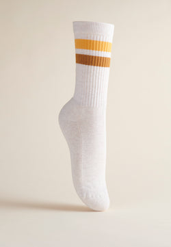 Varsity Sock in Marigold