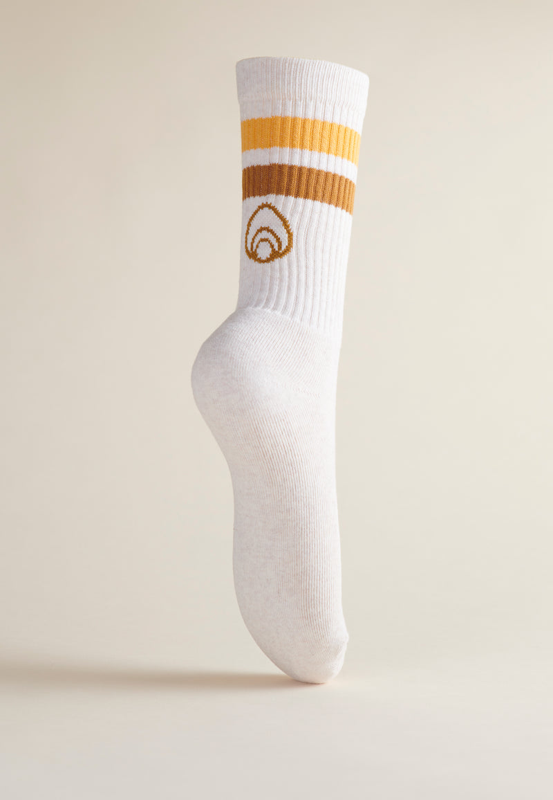 Varsity Sock in Marigold