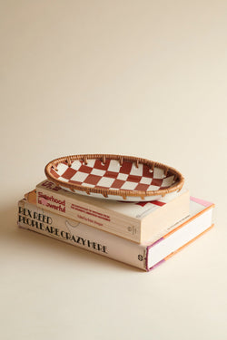 Ceramic Checkered Dish