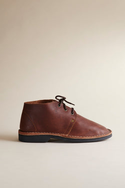 Erongo Vellies in Nutmeg Distressed Leather