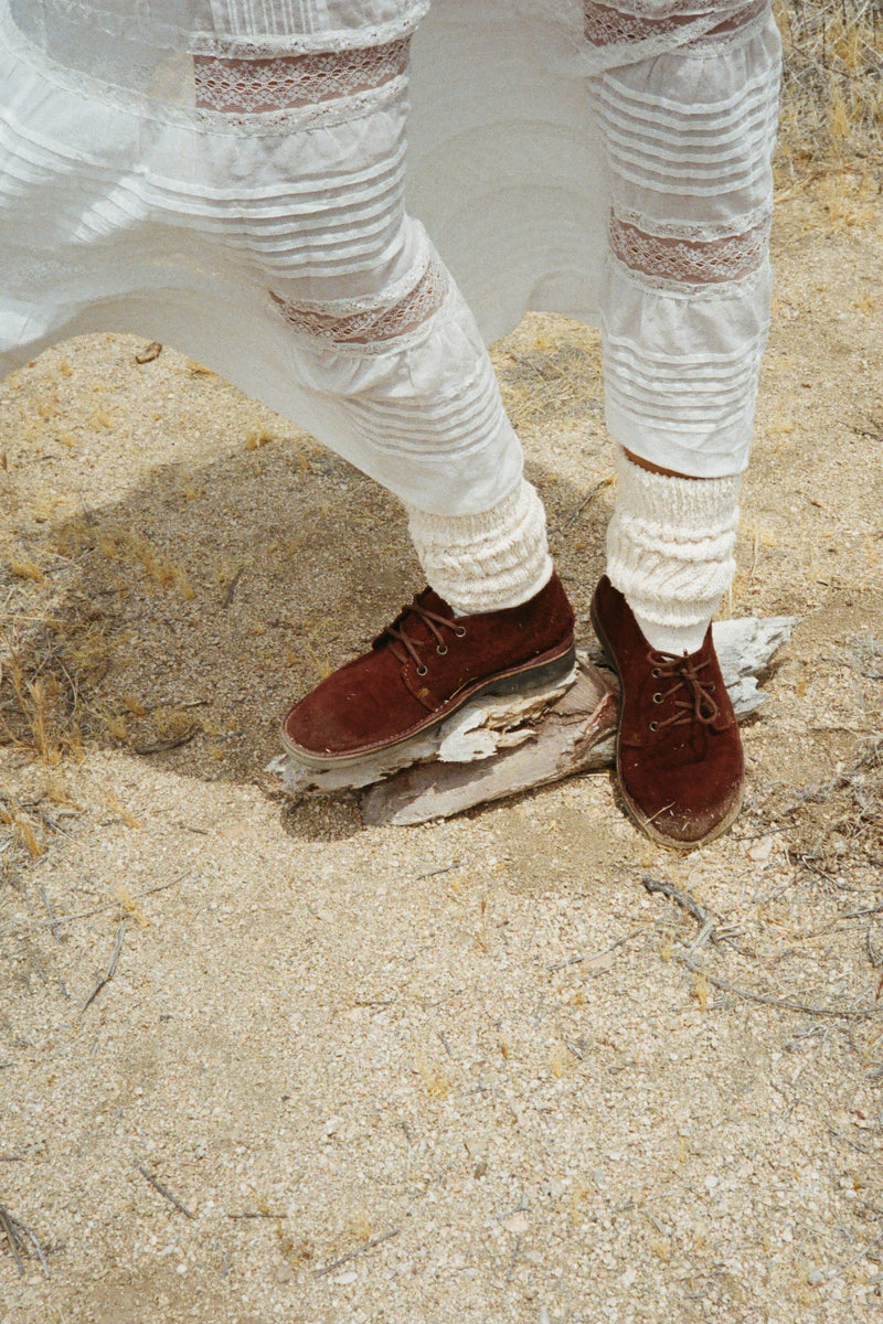 Erongo Vellies in Brown Suede