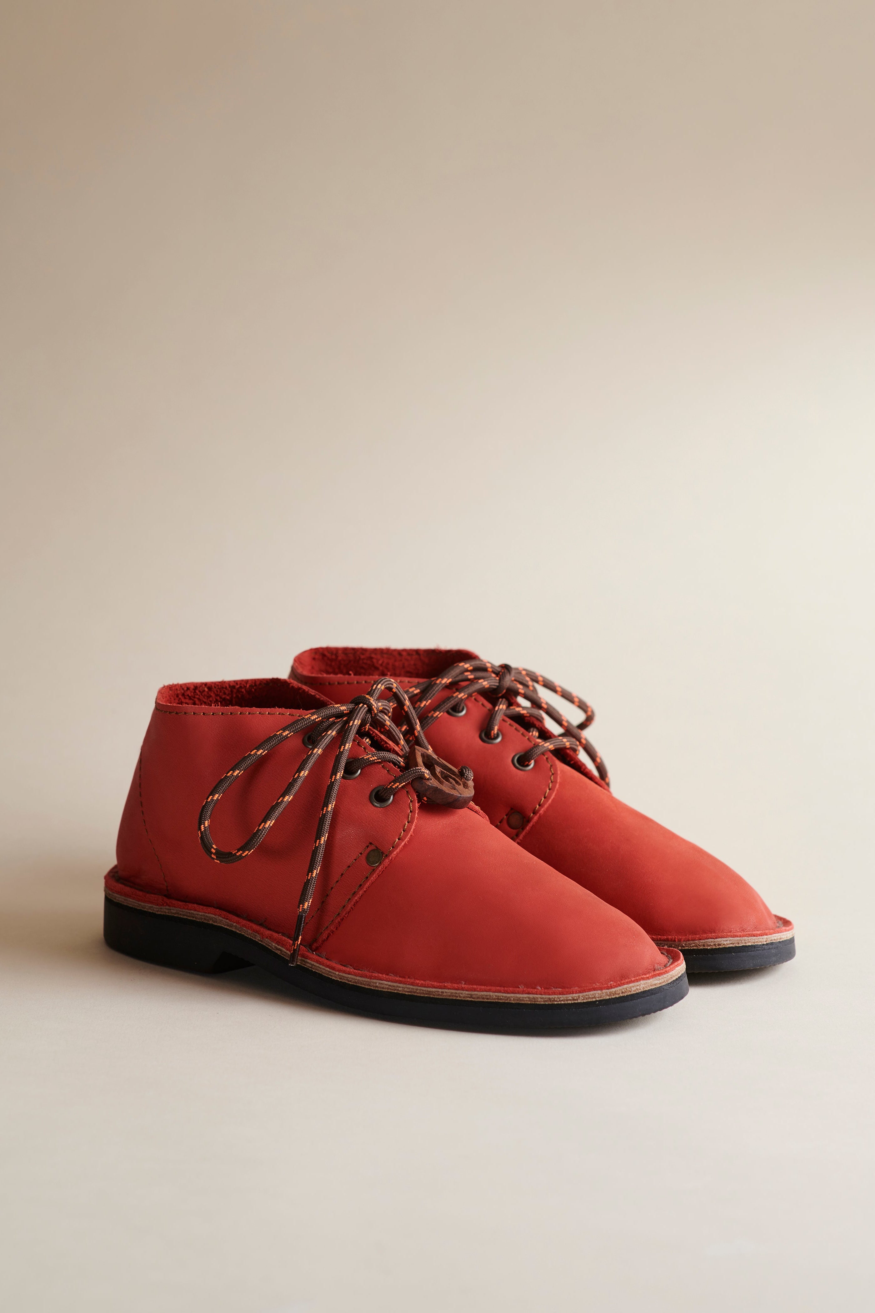 Erongo Vellies in Red Leather