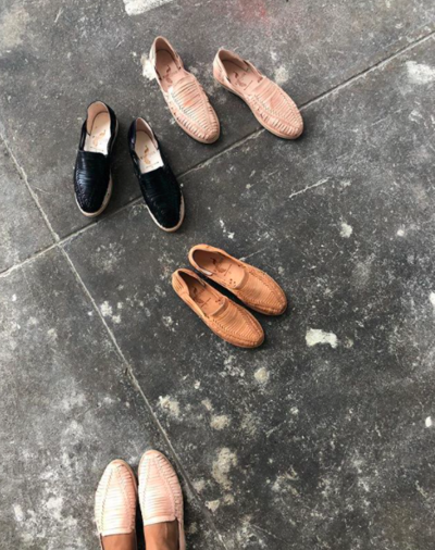 Men s Huaraches in Blush Brother Vellies