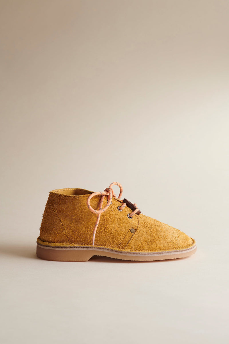 Erongo Vellies in Mustard Suede