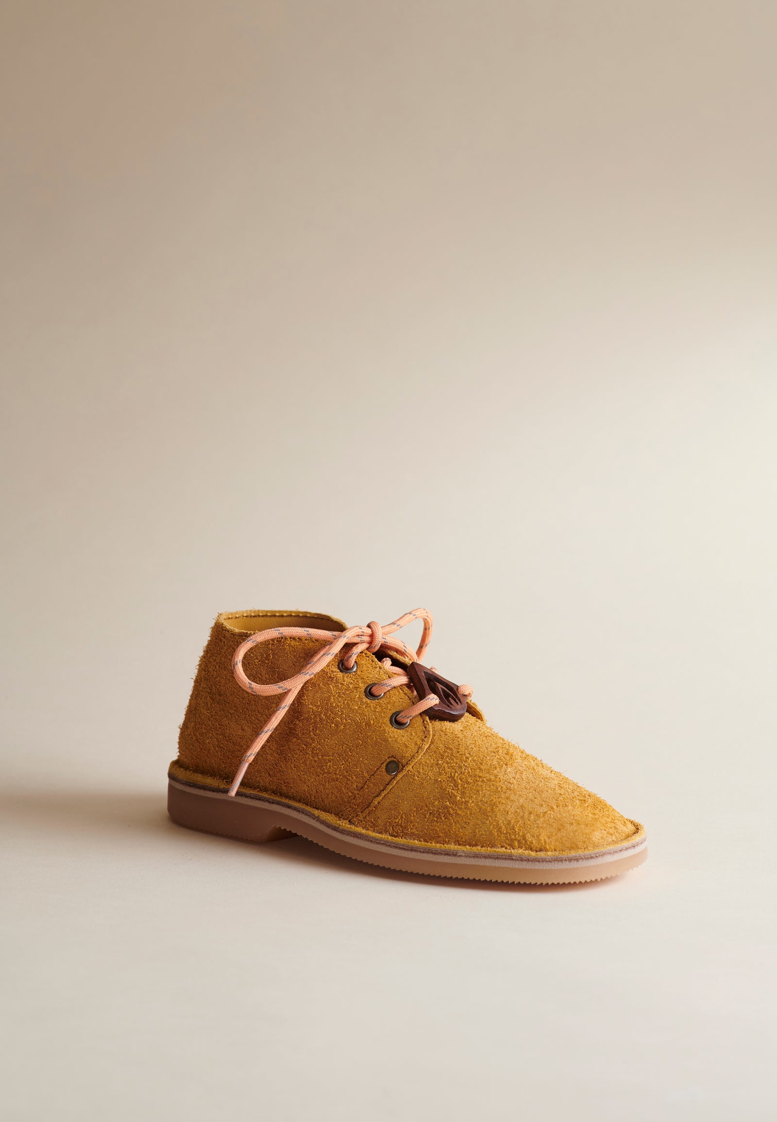 Brother Erongo Vellies Honey Suede Orange Cap Toe ALFREDO “ | Mens Cognac TOOLED LEATHER Embossed SQUARE TOE  main image 3
