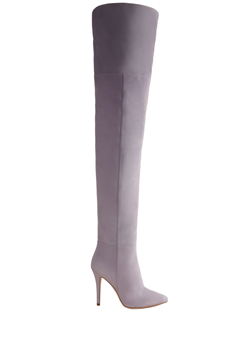 Allora OTK Boot in Lavender Suede