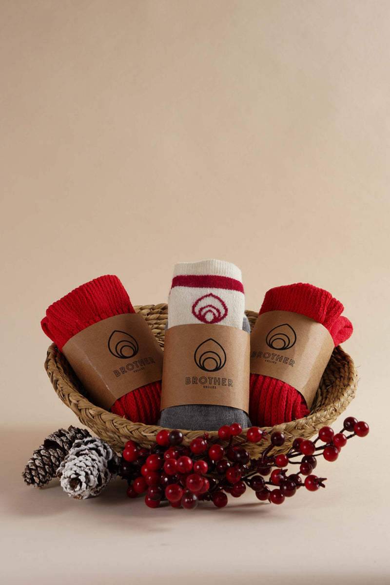 Cloud Sock Bundle - Winter Berry Trio