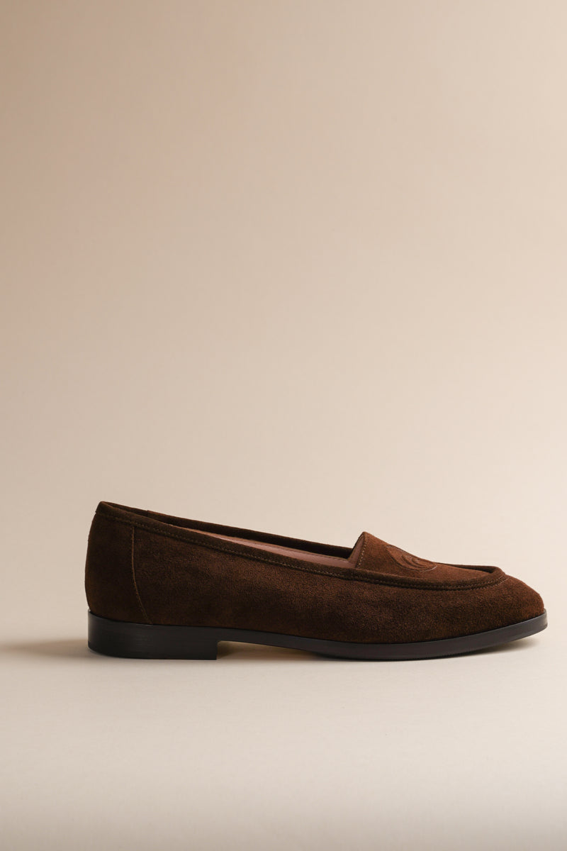 Howard Suede Loafer in Espresso