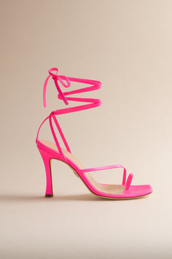 Bike Shoe in Electric Flamingo