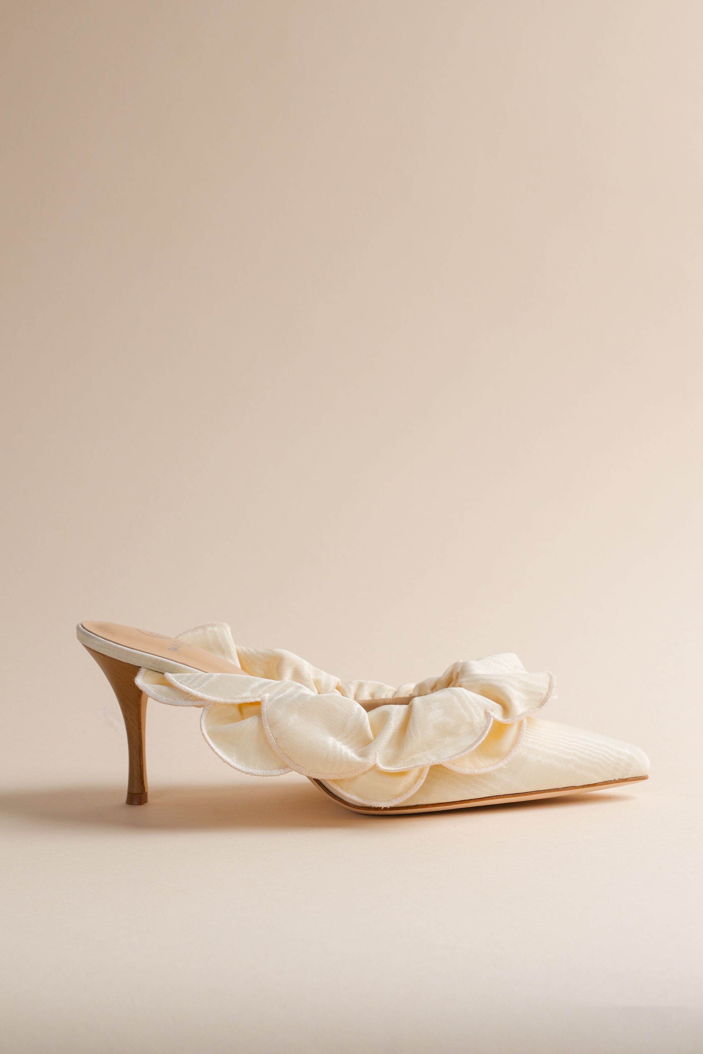 Brother Vellies Stell Mule in Ivory