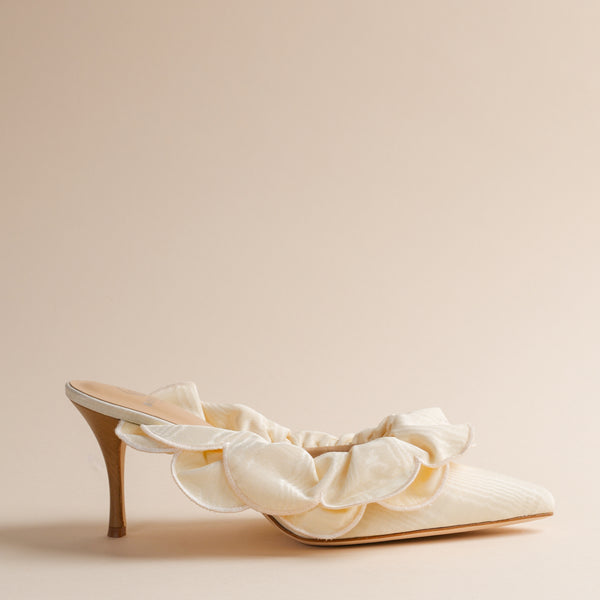 Stell Mule in Ivory – Brother Vellies