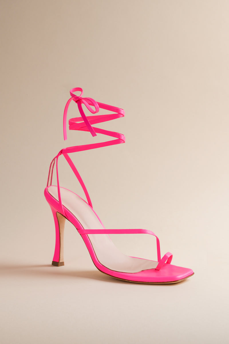 Bike Shoe in Electric Flamingo