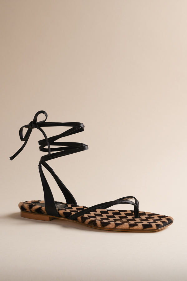 Tyla Sandal in Checkers