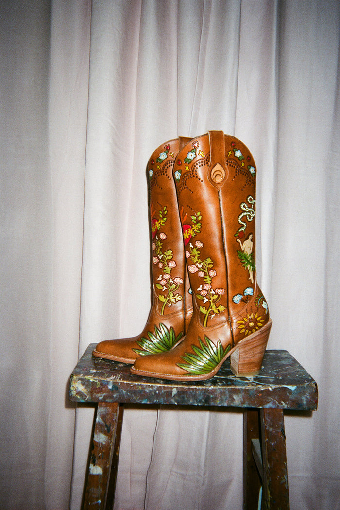 brother vellies Eve Doodle Cowboy Boots