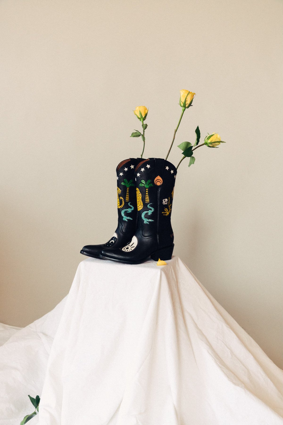 Yin Yang Doodle Cowboy Boot – Brother Vellies