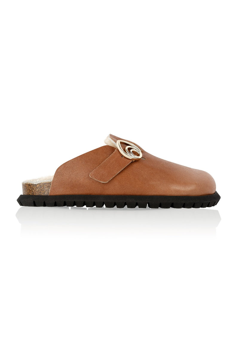 Women's Josh Shoe in Whiskey Shearling