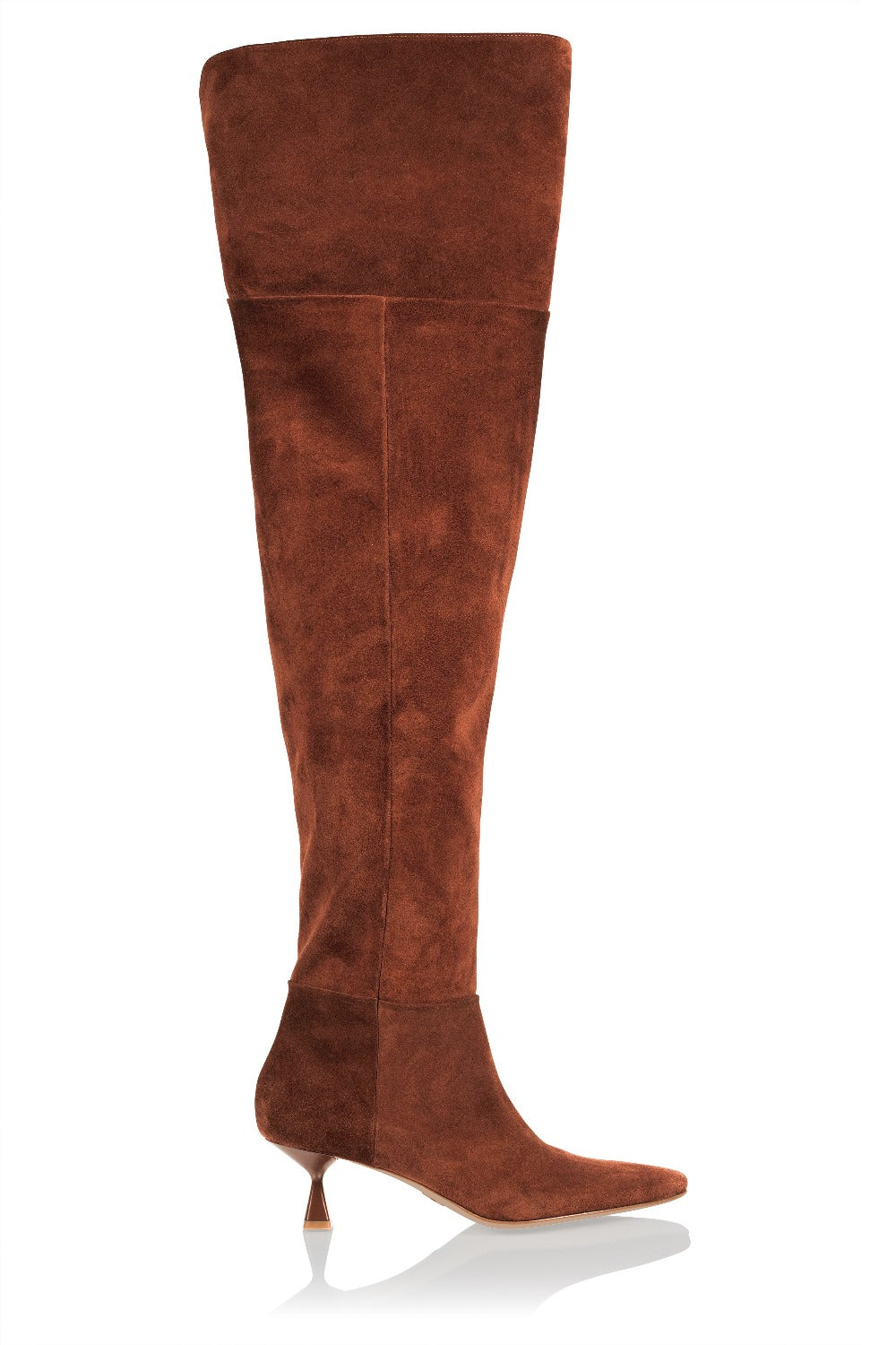 Cognac suede over the knee boots hotsell