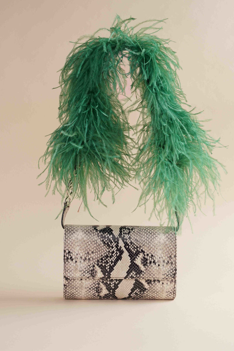 Lijadu Bird Bag with Cactus Green Handle
