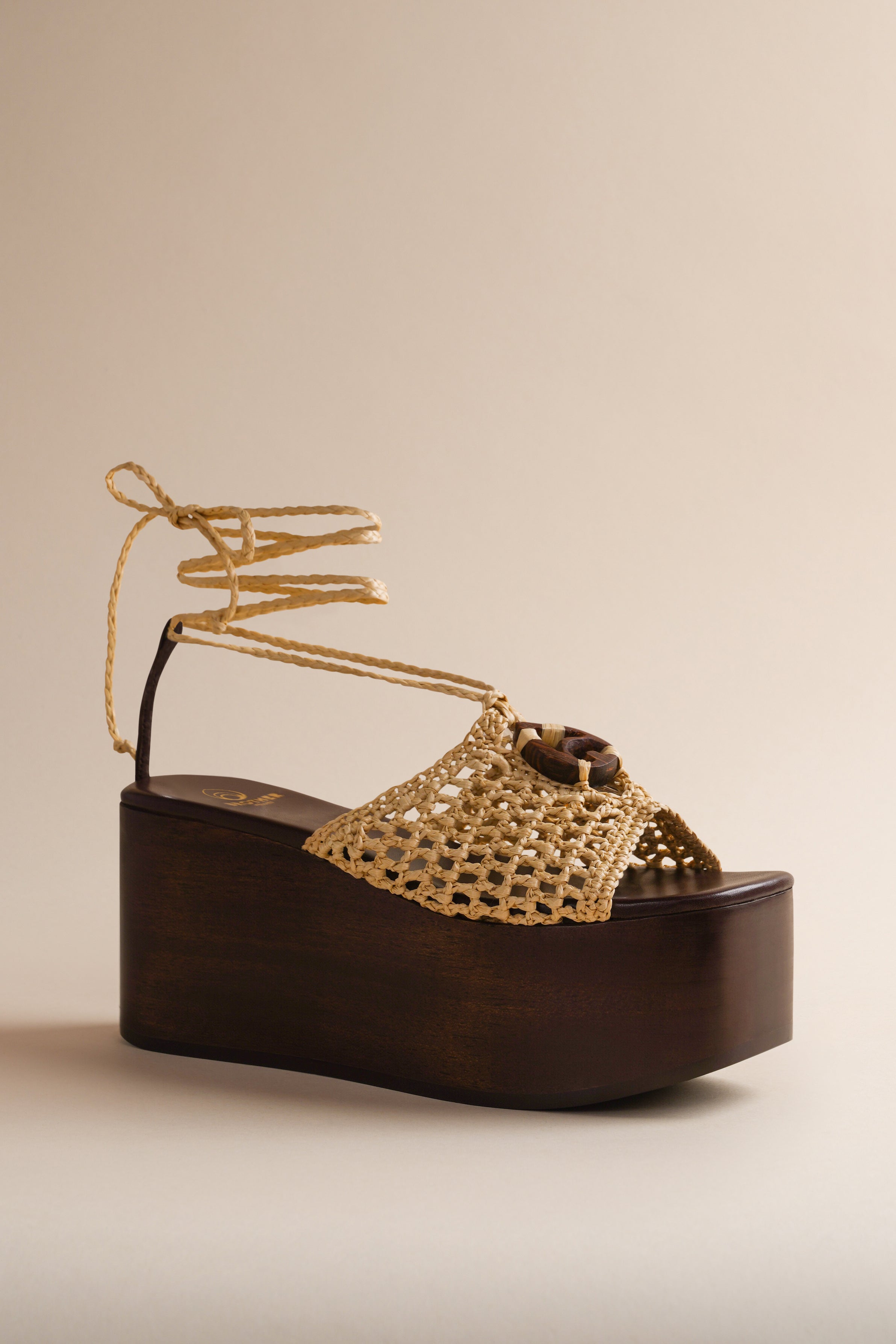 Abbi Flatform in Raffia