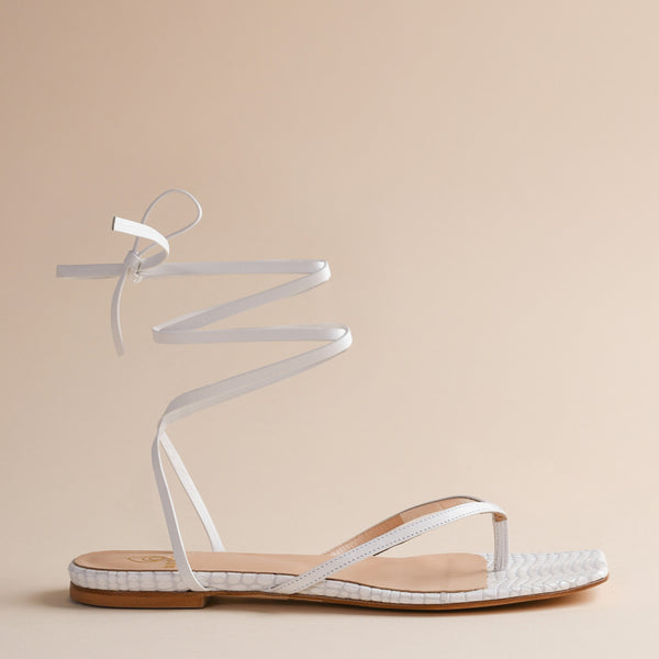 Tyla Sandal in Dove – Brother Vellies