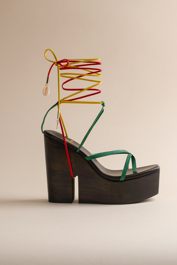 Gemini Wedge Sandal in Negril