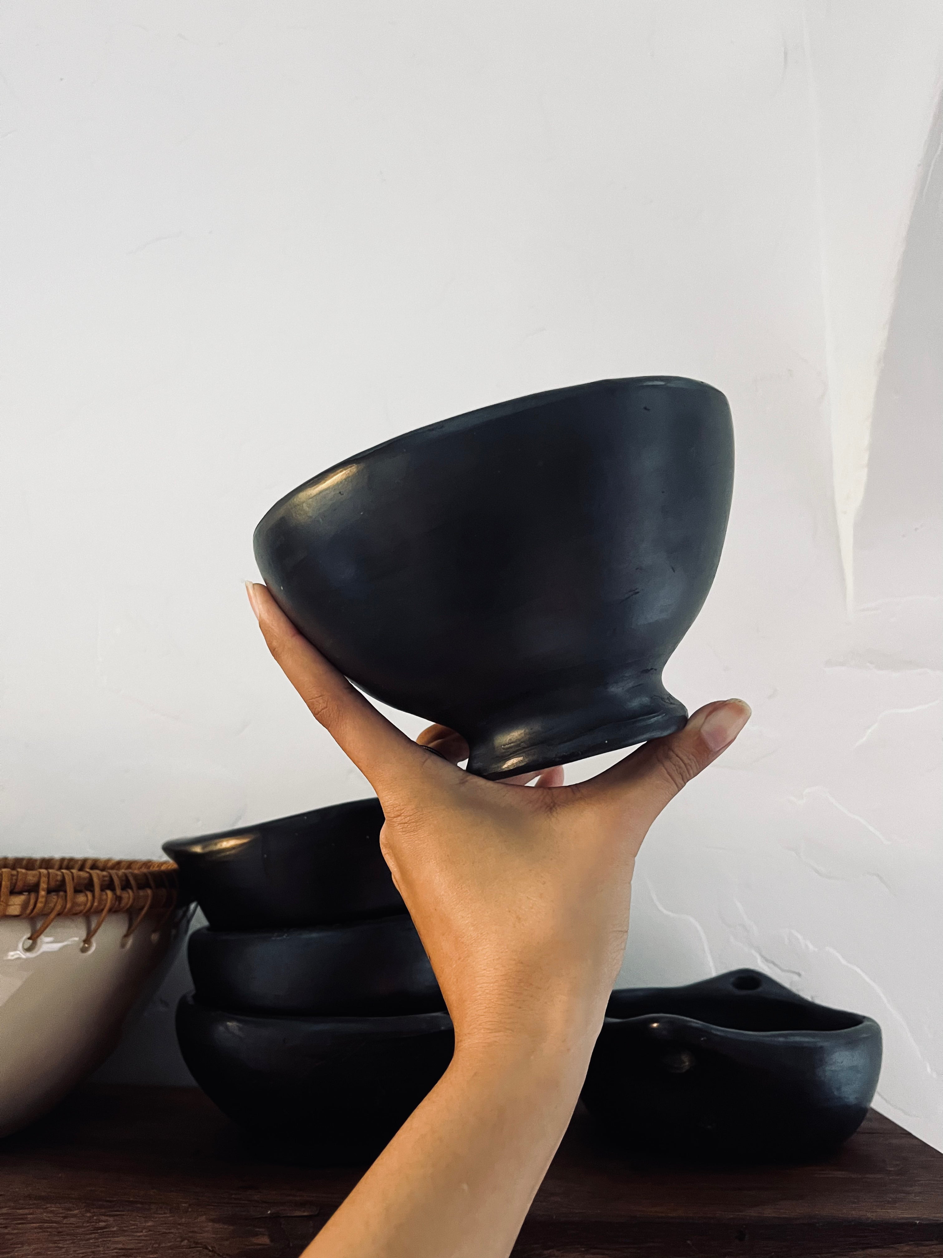 Black Clay Bowl