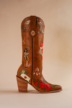 My Body My Choice Doodle Cowboy Boot